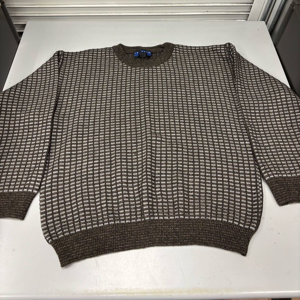 Vintage grandpa jantzen cable knit sweater